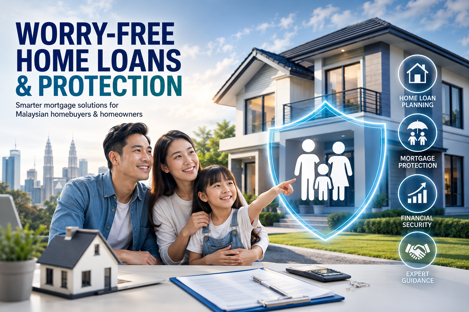 Worry-free home loans and mortgage protection for Malaysian homeowners
