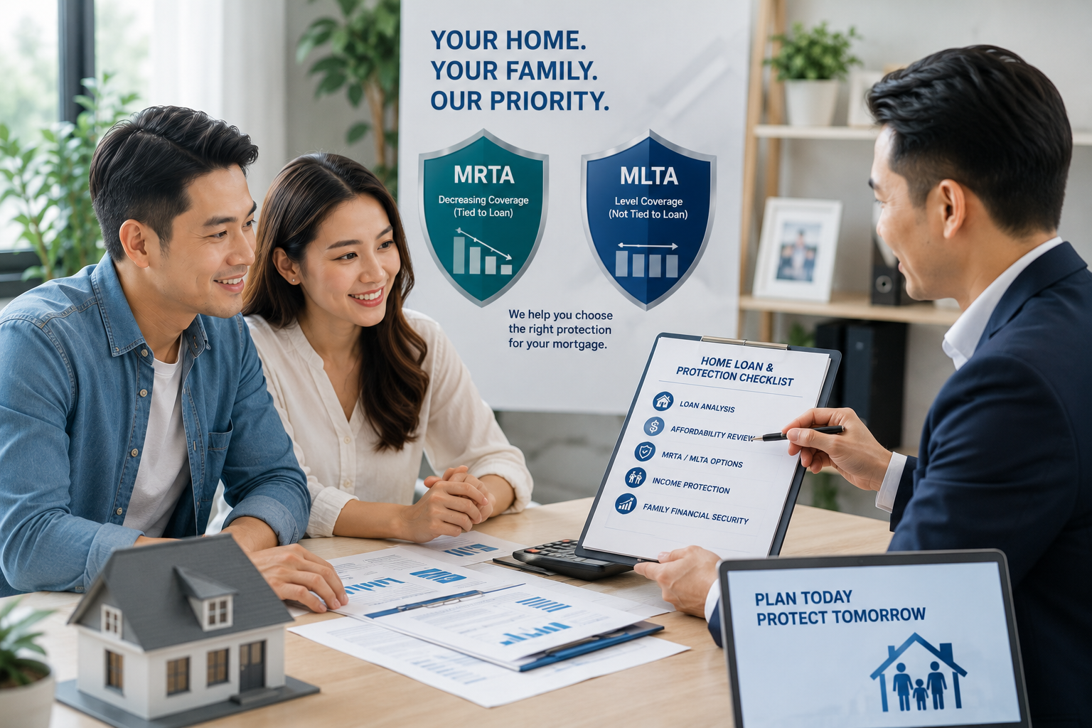 Home loan and mortgage protection consultation lead enquiry